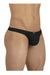 ErgoWear Feel GR8 Super Lightweight Thongs Black 1245 8 - SexyMenUnderwear.com