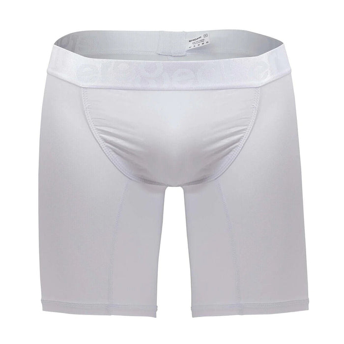 ErgoWear FEEL XV Long Boxer Briefs Midcut Full-Coverage White 1202 50 - SexyMenUnderwear.com
