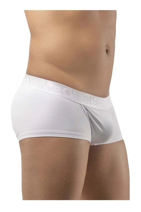 ErgoWear FEEL XV Trunks Body-Defining Full-Coverage Boxer Optic White 1201 53 - SexyMenUnderwear.com