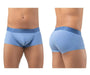 ErgoWear FEEL XV Trunks Body-Defining Full-Coverage Boxer Stonewash Blue 1205 53 - SexyMenUnderwear.com