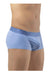 ErgoWear FEEL XV Trunks Body-Defining Full-Coverage Boxer Stonewash Blue 1205 53 - SexyMenUnderwear.com