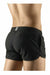 ErgoWear Gym Shorts With Inside Brief Feel Bikini Swim-Short Black 1064 7 - SexyMenUnderwear.com
