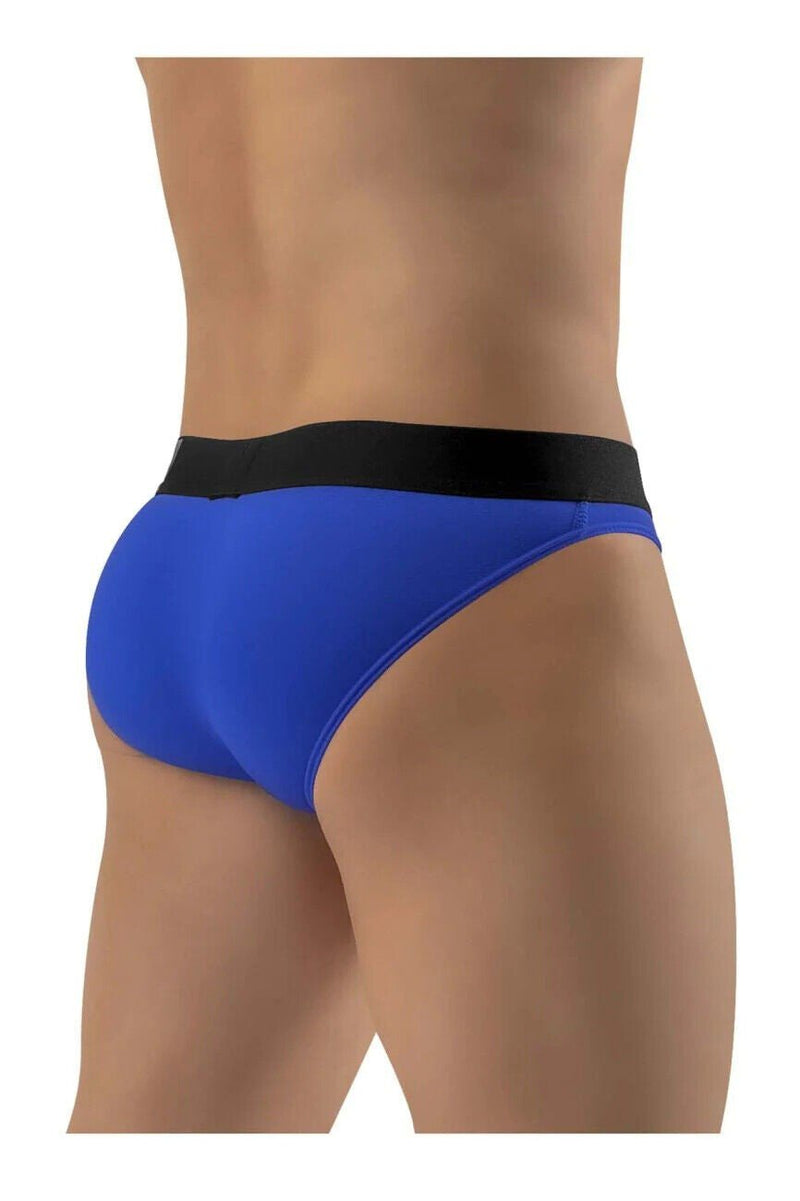ErgoWear Hip Bikini Brief Super Soft Low-Rise Briefs in Electric Blue 1360 - SexyMenUnderwear.com