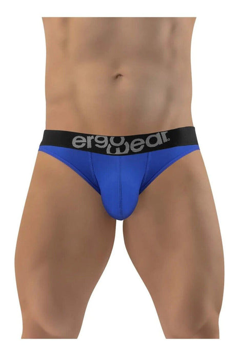 ErgoWear Hip Bikini Brief Super Soft Low-Rise Briefs in Electric Blue 1360 - SexyMenUnderwear.com