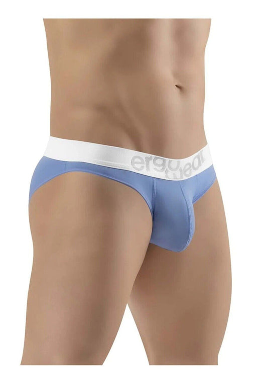 ErgoWear Hip Bikini Briefs Super Sleek Low-Rise Brief Soft Placid Blue 1369 - SexyMenUnderwear.com