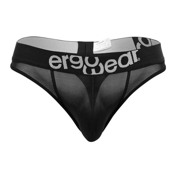 ErgoWear Hip Thong Silky Soft Luxury Microfiber Black Thongs 1182 24 - SexyMenUnderwear.com