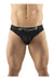 ErgoWear Hip Thong Silky Soft Luxury Microfiber Black Thongs 1182 24 - SexyMenUnderwear.com