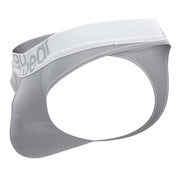 ErgoWear Hip Thong Silky Soft Microfiber Thongs in Mid Grey 1365 - SexyMenUnderwear.com