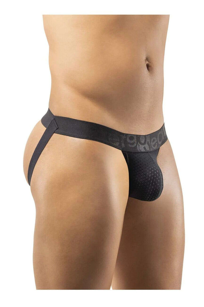 ErgoWear Jockstrap GYM Ultra Classic Black 0762 42 - SexyMenUnderwear.com