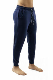 ErgoWear Jogger GYM Athletic Legging Pants Woven Cotton Dark Blue 1111 2 - SexyMenUnderwear.com