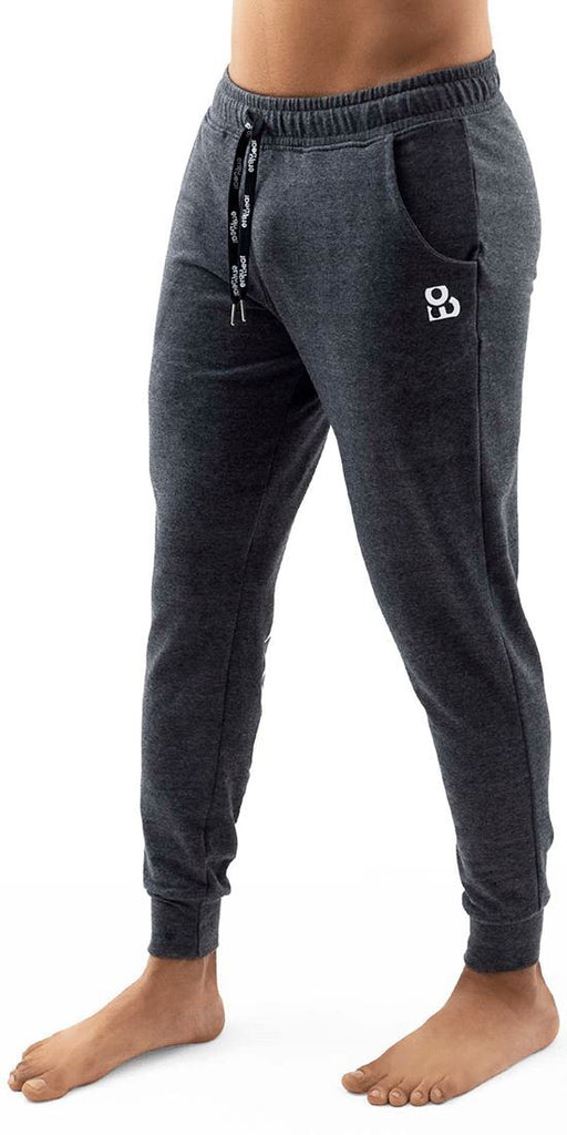 ErgoWear Legging GYM Athletic Jogger Patns Woven Cotton Dark Grey 1109 10 - SexyMenUnderwear.com