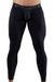 ERGOWEAR Legging MAX XV Long Johns 3-D Adaptable Half-Moon Pouch Black 0887 4 - SexyMenUnderwear.com