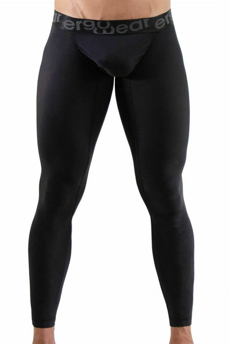 ErgoWear Leggings Feel XV Long Johns Soft Man Legging 3d Pouch Black 0890 - SexyMenUnderwear.com