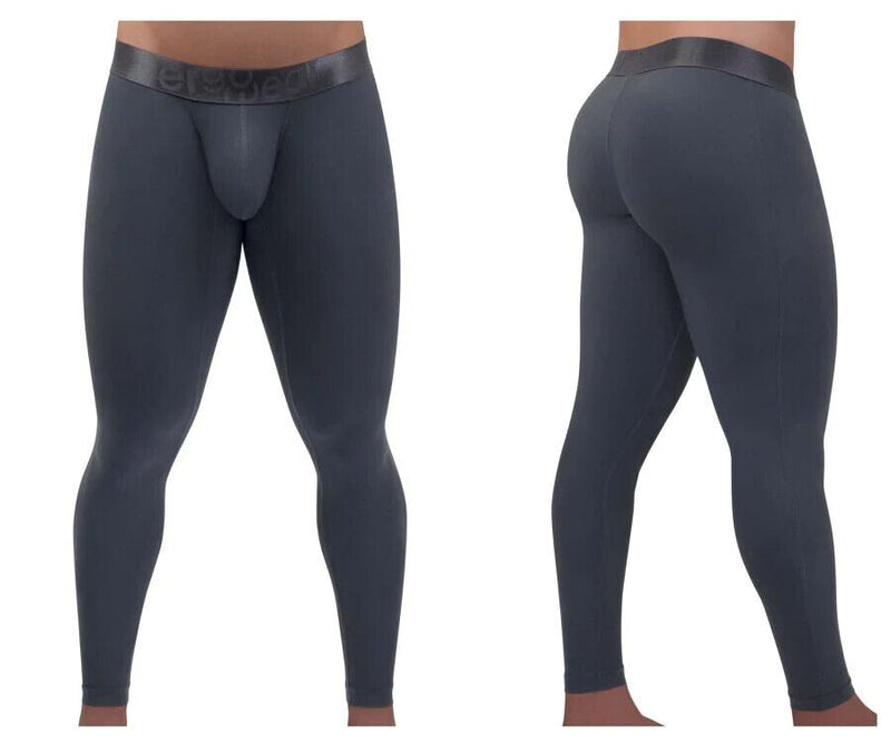 ErgoWear Leggings Max XX Contoured Pouch Sports Long Johns Dark Gray 1347 - SexyMenUnderwear.com