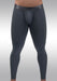 ErgoWear Leggings Max XX Contoured Pouch Sports Long Johns Dark Gray 1347 - SexyMenUnderwear.com