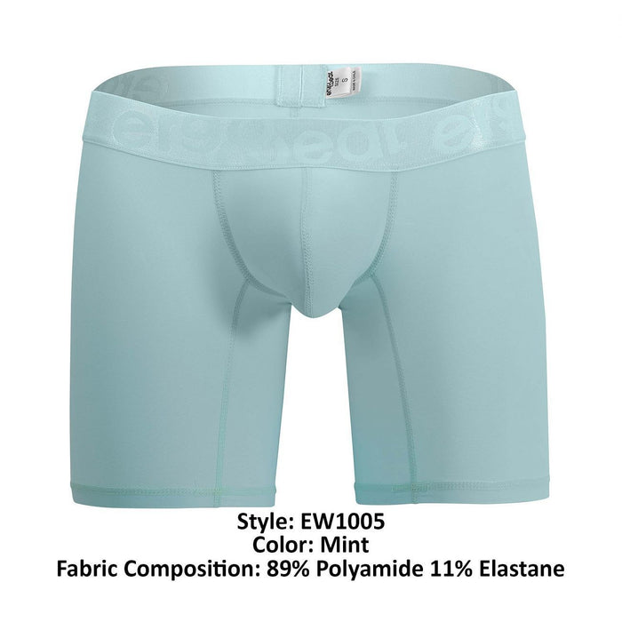 ErgoWear Long Boxer Brief Max XV Body-Defining fit Mint 1005 30 - SexyMenUnderwear.com