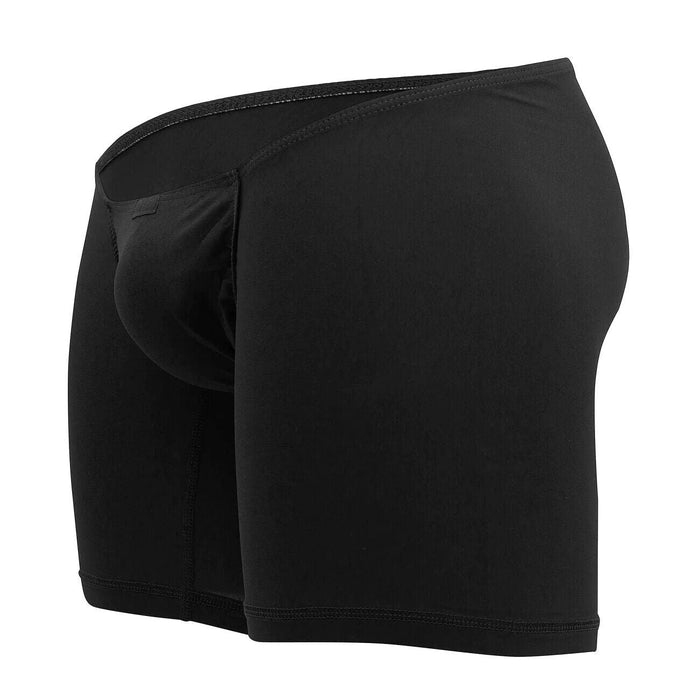 ErgoWear Long Boxer Briefs Feel GR8 Midcut Sports Body-Defining Fit Black 1248 - SexyMenUnderwear.com