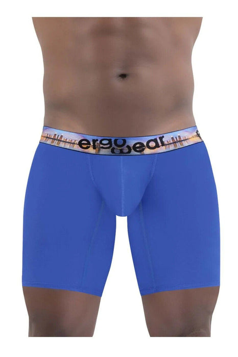 ErgoWear Long Boxer Briefs MAX SE Mid-Cut Seamed Pouch City Blue 1464 4 - SexyMenUnderwear.com