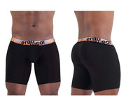 ErgoWear Long Boxer Briefs MAX SE Mid-Cut Seamed Pouch Sunset Black 1459 4 - SexyMenUnderwear.com