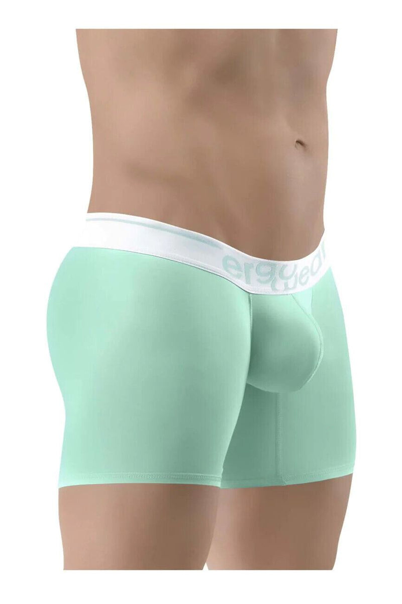 ErgoWear Long Boxer Briefs MAX SE Midcut Boxer Mint Green 1314 - SexyMenUnderwear.com