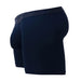 ErgoWear Long Boxer Briefs SLK Body-Defining MidCut Boxer Navy Blue 1150 21 - SexyMenUnderwear.com