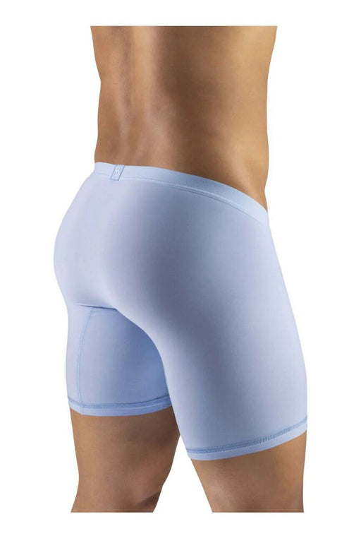 ErgoWear Long Boxer Briefs SLK Body-Defining Sports Boxer Sky Blue 1146 36 - SexyMenUnderwear.com