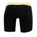 ErgoWear Long Boxer FEEL XV Extra Room Pouch Trunk Black-Gold 0827 34 - SexyMenUnderwear.com