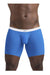 ErgoWear Long Boxer SLK Body-Defining MidCut Seamed Pouch Calypso Blue 1374 15 - SexyMenUnderwear.com