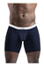 ErgoWear Long Boxer SLK Body-Defining MidCut Seamed Pouch Dark Blue 1382 15 - SexyMenUnderwear.com