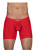 ErgoWear Long Boxer Sport Midcut SLK Mesh Boxer Briefs Red 1083 36 - SexyMenUnderwear.com