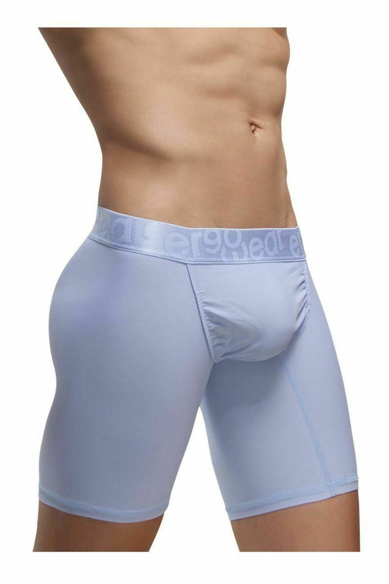 ErgoWear Long Boxers Brief FEEL XV Mid-Cut Mini Legging Light Blue Ceru 0989 17 - SexyMenUnderwear.com