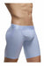 ErgoWear Long Boxers Brief FEEL XV Mid-Cut Mini Legging Light Blue Ceru 0989 17 - SexyMenUnderwear.com