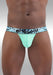 ErgoWear Mens Thong MAX SE Large 3Dimensional Pouch Thongs Aqua Green 1466 3 - SexyMenUnderwear.com