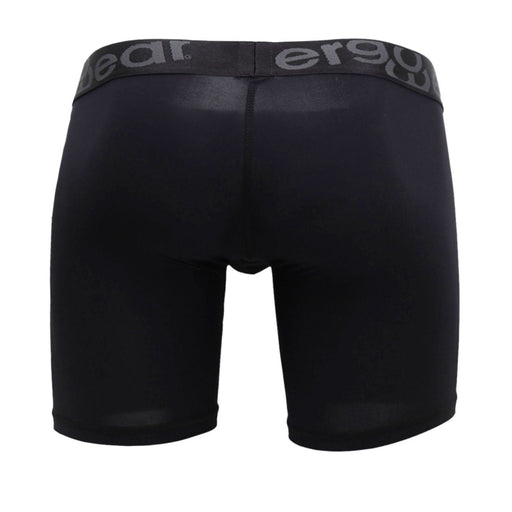 ErgoWear Mid Cut Boxer MAX XV Body-Defining Trunks SOHO Black 1356 - SexyMenUnderwear.com