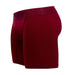 ErgoWear Midcut Boxer Briefs FEEL XV Body-Defining Seamed Pouch Burgundy 1198 - SexyMenUnderwear.com