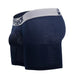 ErgoWear MidCut Boxer Briefs MAX Mesh Pouch Stretchy Long Boxer Dark Blue 1210 - SexyMenUnderwear.com