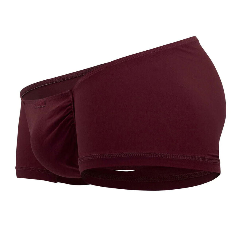 ErgoWear Mini Boxer Feel GR8 Seamed Pouch Trunks Burgundy 1251 58 - SexyMenUnderwear.com
