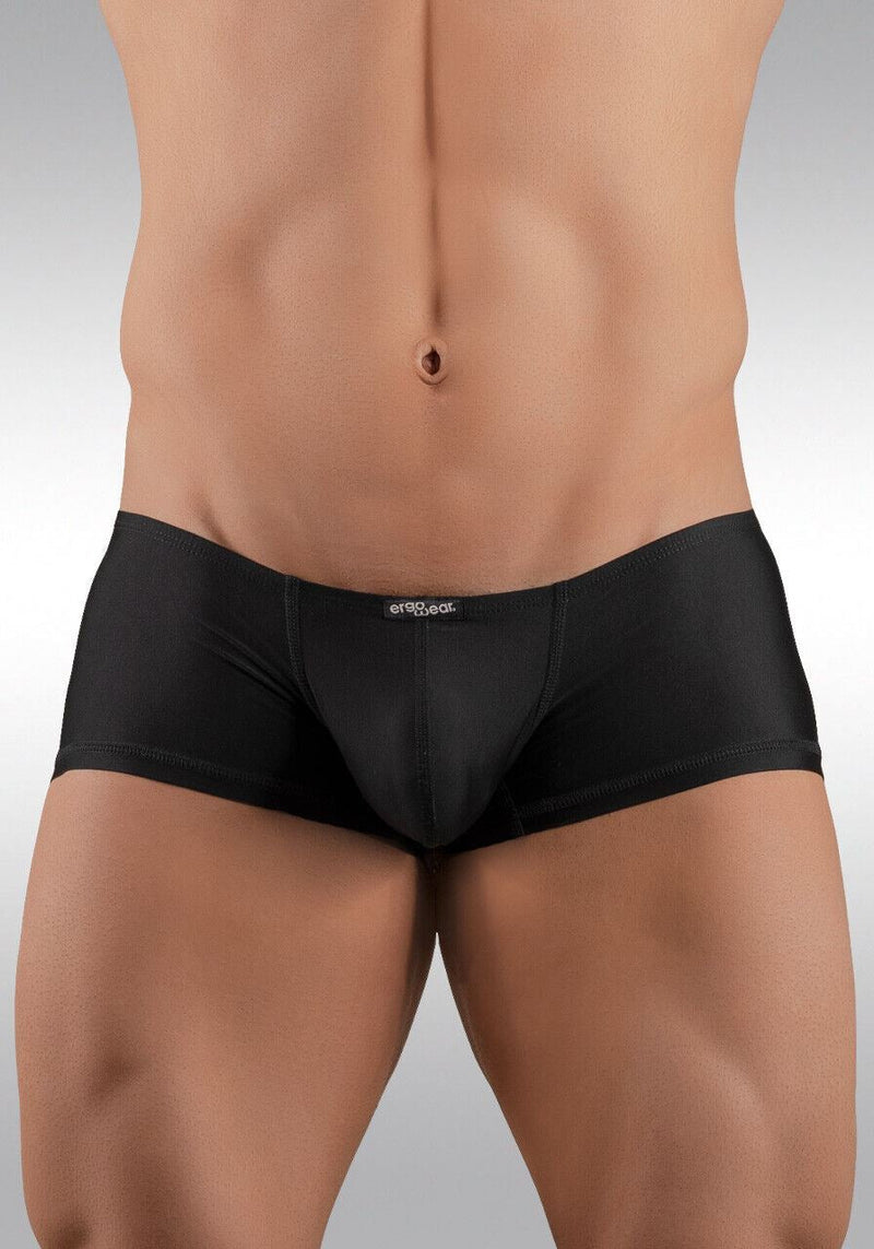 ERGOWEAR Mini Boxer X4D Enhancing Pouch Hyper-Soft Fabric Noir 1232 - SexyMenUnderwear.com