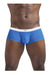 ErgoWear Quick-Dry Boxer Trunks SLK Contour Pouch Calypso Blue 1373 24 - SexyMenUnderwear.com