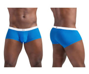ErgoWear Quick-Dry Boxer Trunks SLK Contour Pouch Calypso Blue 1373 24 - SexyMenUnderwear.com