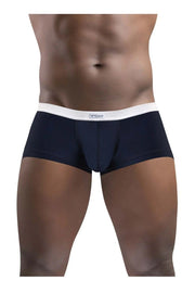 ErgoWear Quick-Dry Mini Boxer Trunks SLK Contour Pouch Dark Blue 1381 24 - SexyMenUnderwear.com