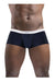 ErgoWear Quick-Dry Mini Boxer Trunks SLK Contour Pouch Dark Blue 1381 24 - SexyMenUnderwear.com