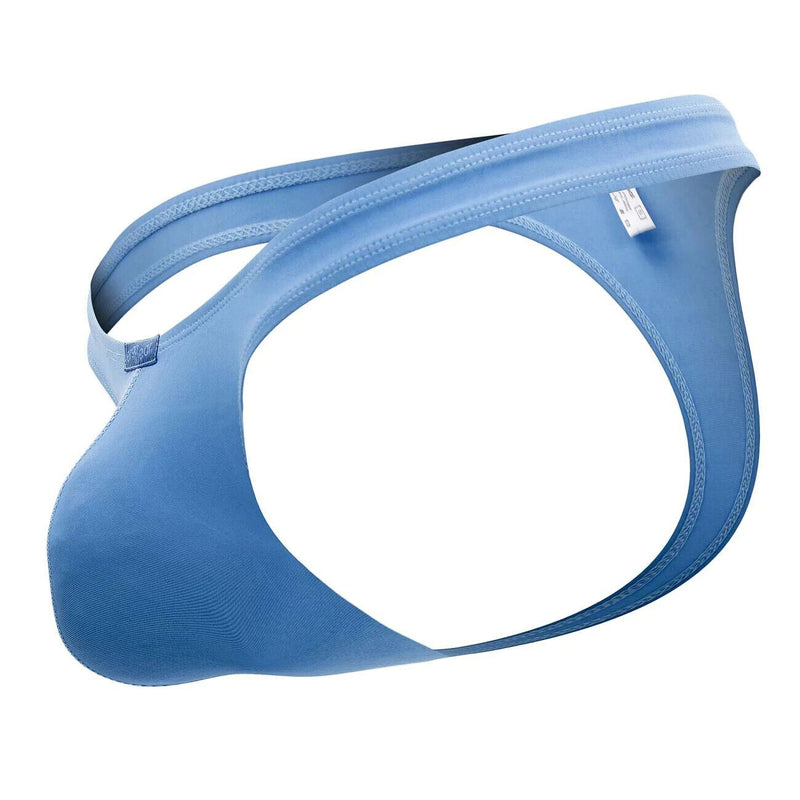 ErgoWear Silky Soft Thong X4D Lightweight Fabric Stonewash Blue 1161 - SexyMenUnderwear.com