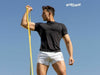 ErgoWear Sport Gym Or Swim-Shorts With Inside Bikini Brief X4D White 1070 5 - SexyMenUnderwear.com