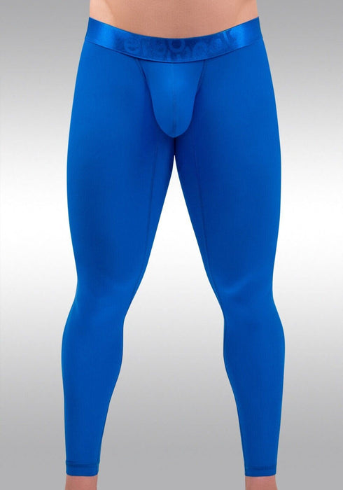 ErgoWear Sports Leggings MAX XX Pouch Hybrid Long Johns Cobalt Blue 1351 - SexyMenUnderwear.com