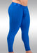 ErgoWear Sports Leggings MAX XX Pouch Hybrid Long Johns Cobalt Blue 1351 - SexyMenUnderwear.com