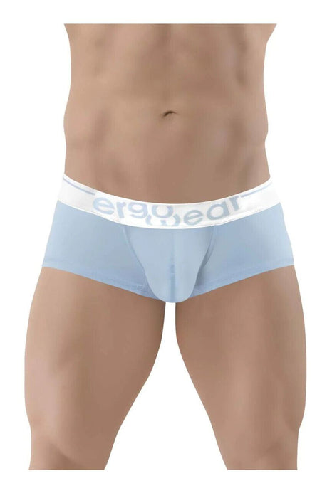 ErgoWear Stretchy Boxer Trunks MAX SE Comfort Light Blue 1309 - SexyMenUnderwear.com