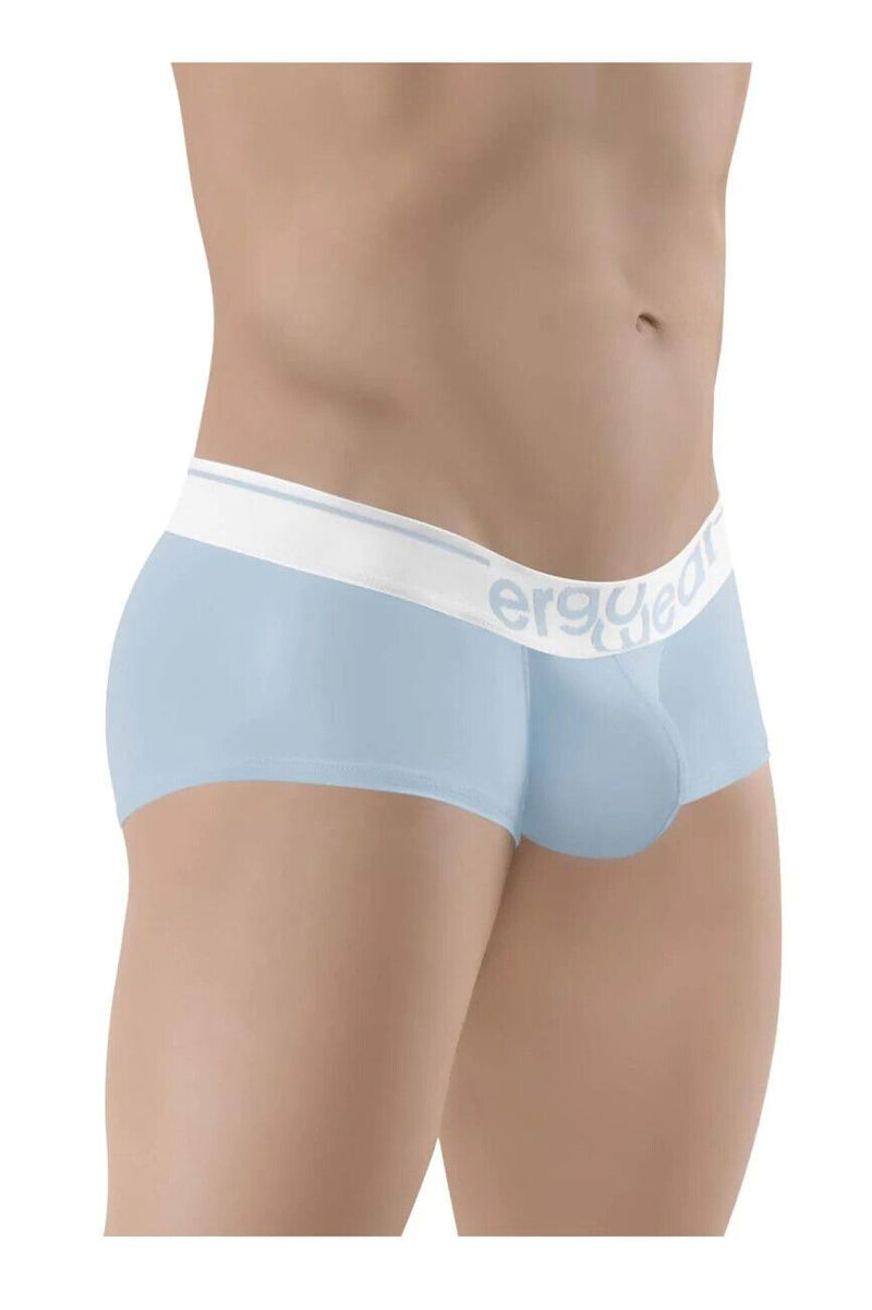 ErgoWear Stretchy Boxer Trunks MAX SE Comfort Light Blue 1309 - SexyMenUnderwear.com