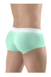 ErgoWear Stretchy Boxer Trunks MAX SE Comfort Mint Green 1313 - SexyMenUnderwear.com