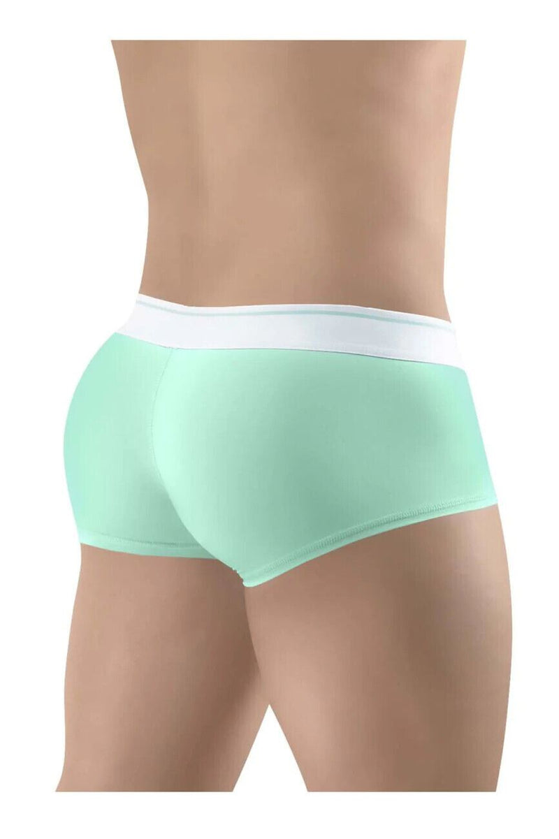 ErgoWear Stretchy Boxer Trunks MAX SE Comfort Mint Green 1313 - SexyMenUnderwear.com
